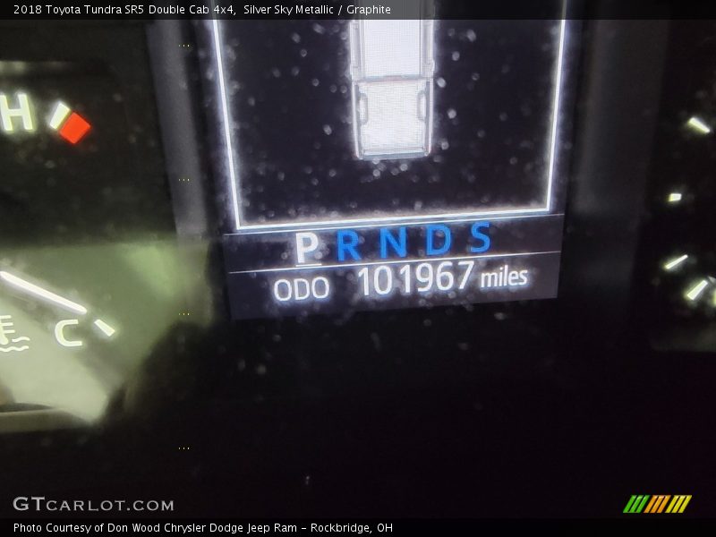 Silver Sky Metallic / Graphite 2018 Toyota Tundra SR5 Double Cab 4x4