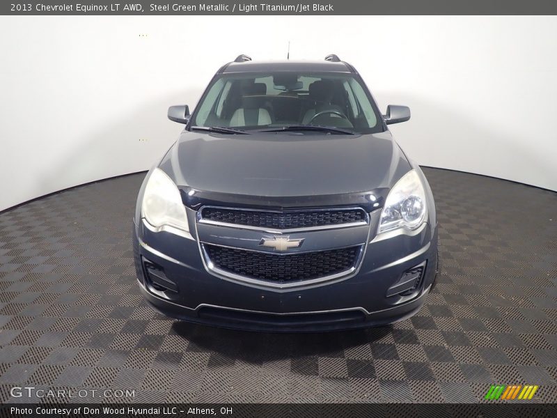 Steel Green Metallic / Light Titanium/Jet Black 2013 Chevrolet Equinox LT AWD