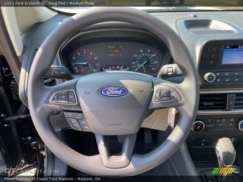 Race Red / Medium Stone 2021 Ford EcoSport SE