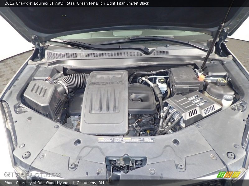 Steel Green Metallic / Light Titanium/Jet Black 2013 Chevrolet Equinox LT AWD
