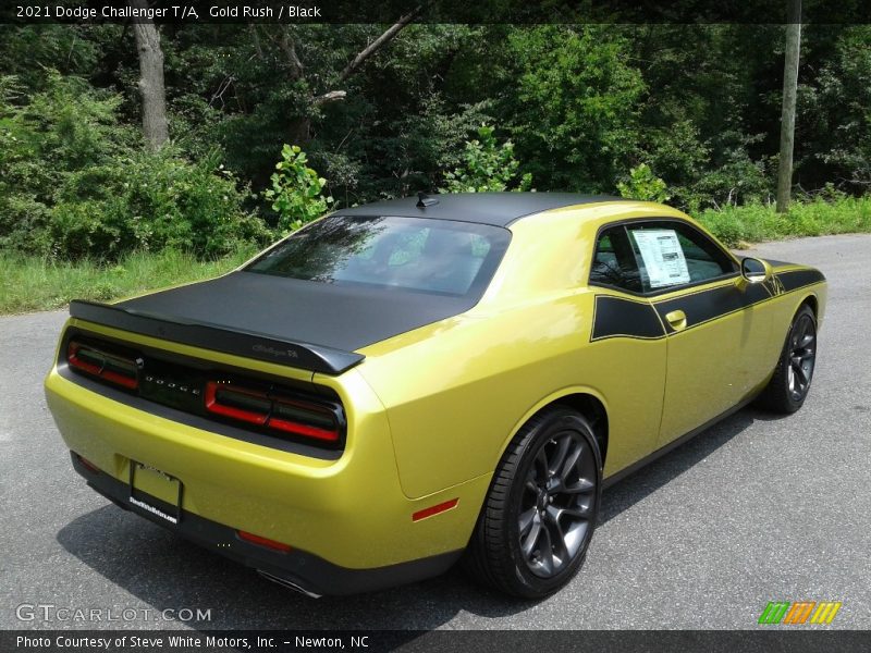 Gold Rush / Black 2021 Dodge Challenger T/A