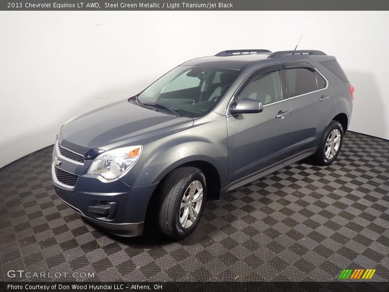 Steel Green Metallic / Light Titanium/Jet Black 2013 Chevrolet Equinox LT AWD
