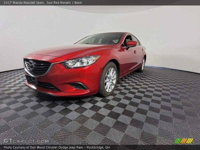 Soul Red Metallic / Black 2017 Mazda Mazda6 Sport