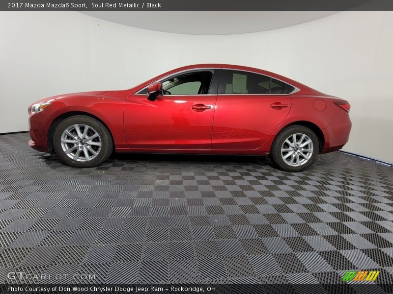 Soul Red Metallic / Black 2017 Mazda Mazda6 Sport