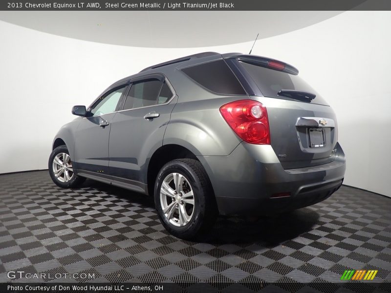 Steel Green Metallic / Light Titanium/Jet Black 2013 Chevrolet Equinox LT AWD