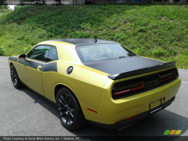 Gold Rush / Black 2021 Dodge Challenger T/A