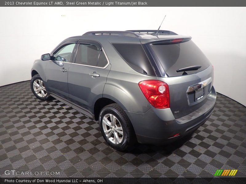 Steel Green Metallic / Light Titanium/Jet Black 2013 Chevrolet Equinox LT AWD