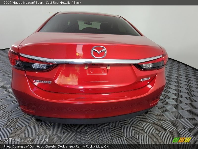 Soul Red Metallic / Black 2017 Mazda Mazda6 Sport