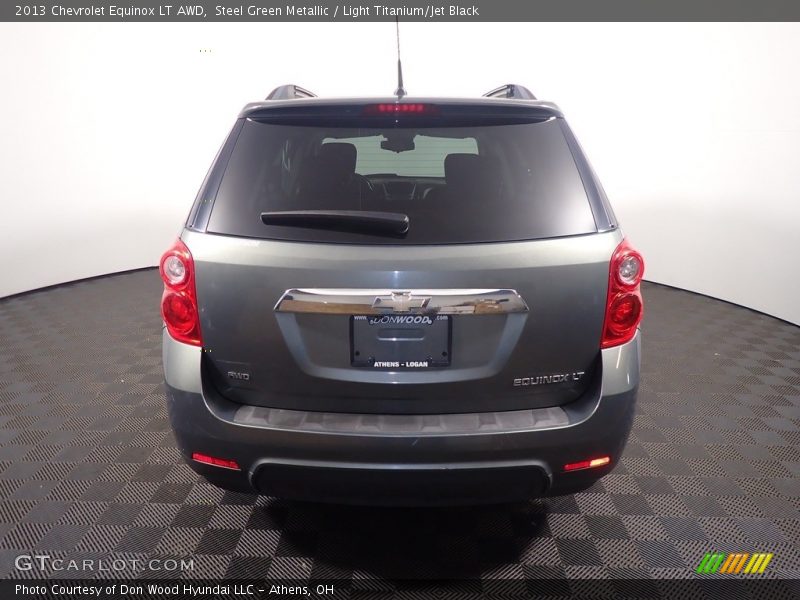 Steel Green Metallic / Light Titanium/Jet Black 2013 Chevrolet Equinox LT AWD