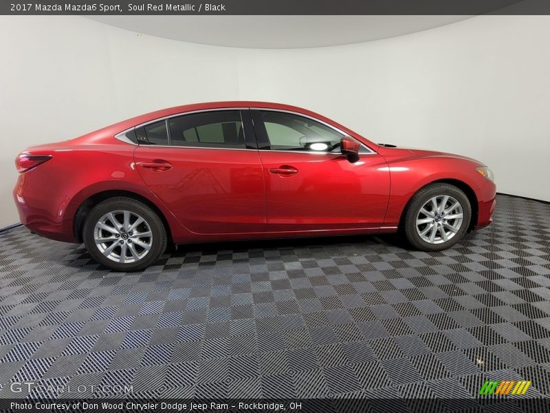 Soul Red Metallic / Black 2017 Mazda Mazda6 Sport
