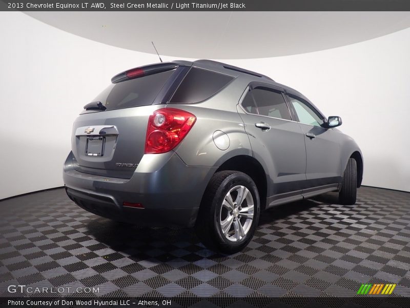 Steel Green Metallic / Light Titanium/Jet Black 2013 Chevrolet Equinox LT AWD