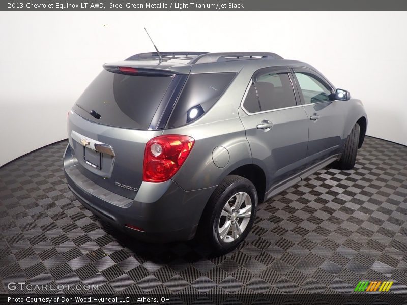 Steel Green Metallic / Light Titanium/Jet Black 2013 Chevrolet Equinox LT AWD