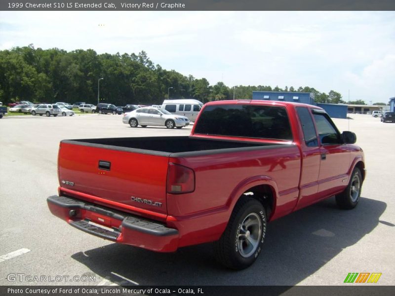 Victory Red / Graphite 1999 Chevrolet S10 LS Extended Cab