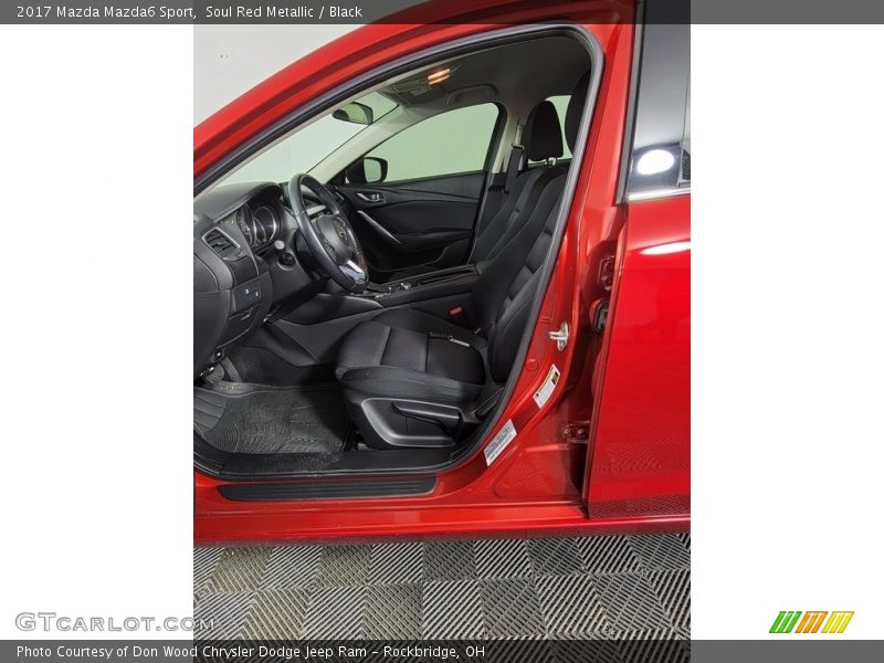 Soul Red Metallic / Black 2017 Mazda Mazda6 Sport