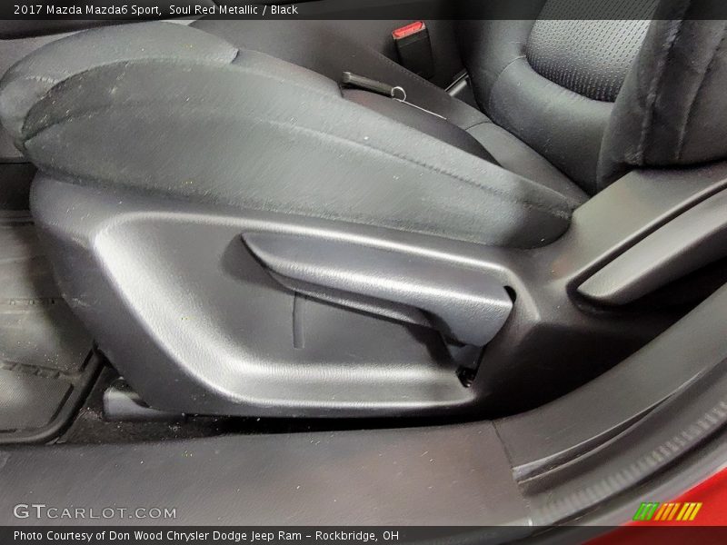 Soul Red Metallic / Black 2017 Mazda Mazda6 Sport