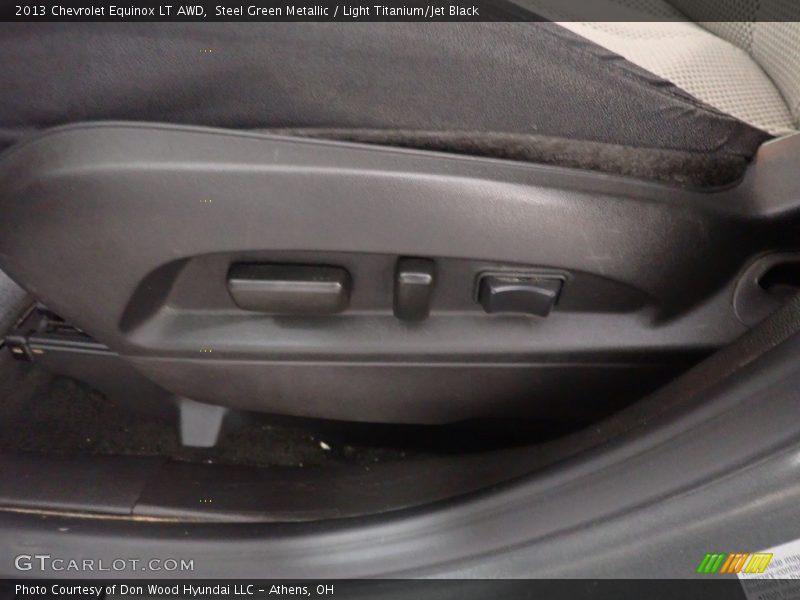 Steel Green Metallic / Light Titanium/Jet Black 2013 Chevrolet Equinox LT AWD
