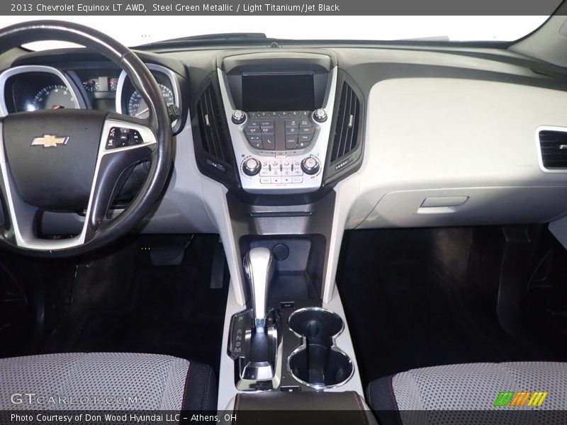 Steel Green Metallic / Light Titanium/Jet Black 2013 Chevrolet Equinox LT AWD