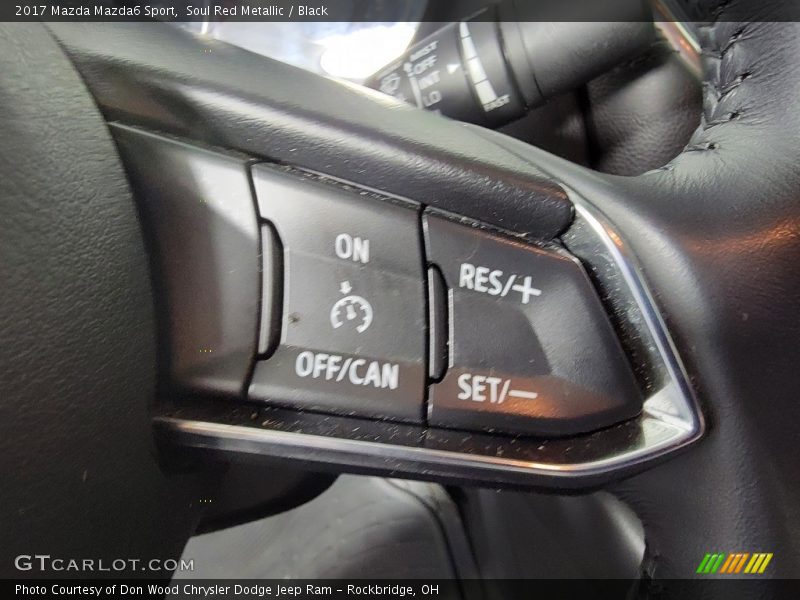 Soul Red Metallic / Black 2017 Mazda Mazda6 Sport