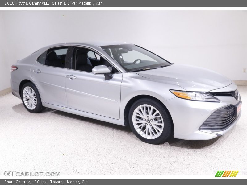 Celestial Silver Metallic / Ash 2018 Toyota Camry XLE