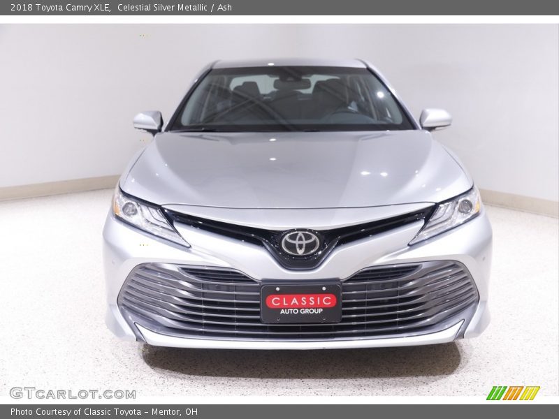 Celestial Silver Metallic / Ash 2018 Toyota Camry XLE