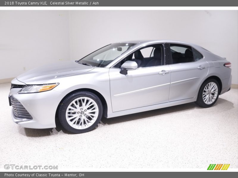 Celestial Silver Metallic / Ash 2018 Toyota Camry XLE