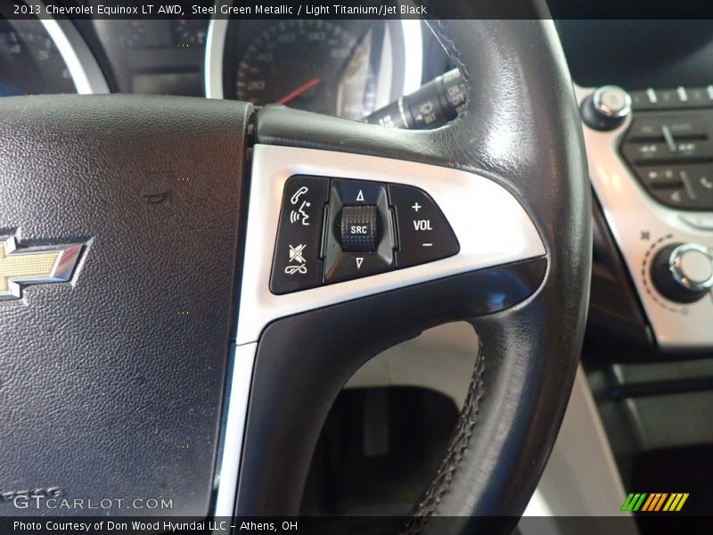 Steel Green Metallic / Light Titanium/Jet Black 2013 Chevrolet Equinox LT AWD