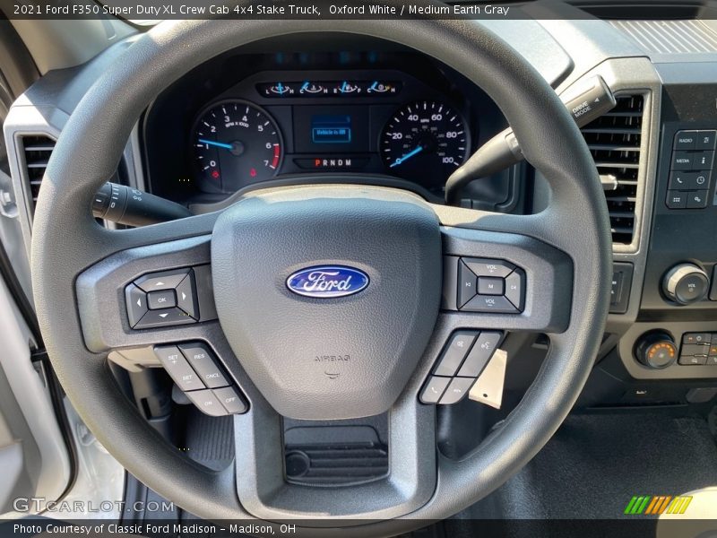  2021 F350 Super Duty XL Crew Cab 4x4 Stake Truck Steering Wheel