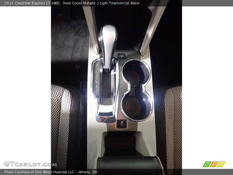 Steel Green Metallic / Light Titanium/Jet Black 2013 Chevrolet Equinox LT AWD