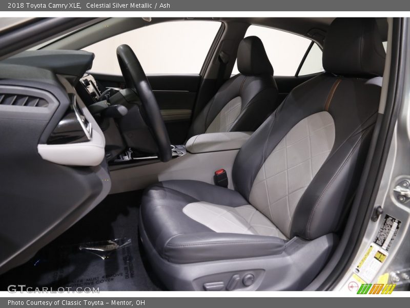 Celestial Silver Metallic / Ash 2018 Toyota Camry XLE