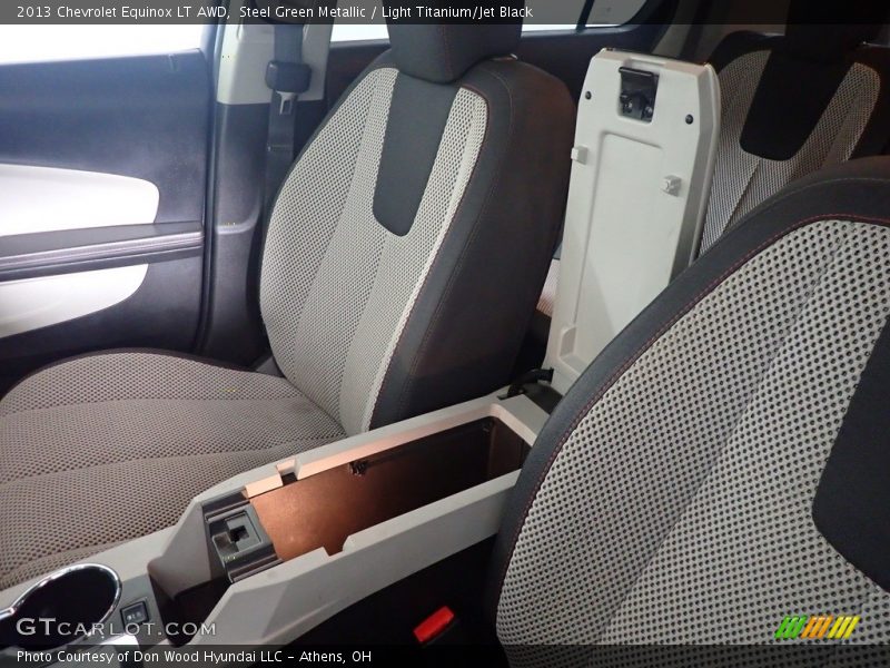 Steel Green Metallic / Light Titanium/Jet Black 2013 Chevrolet Equinox LT AWD