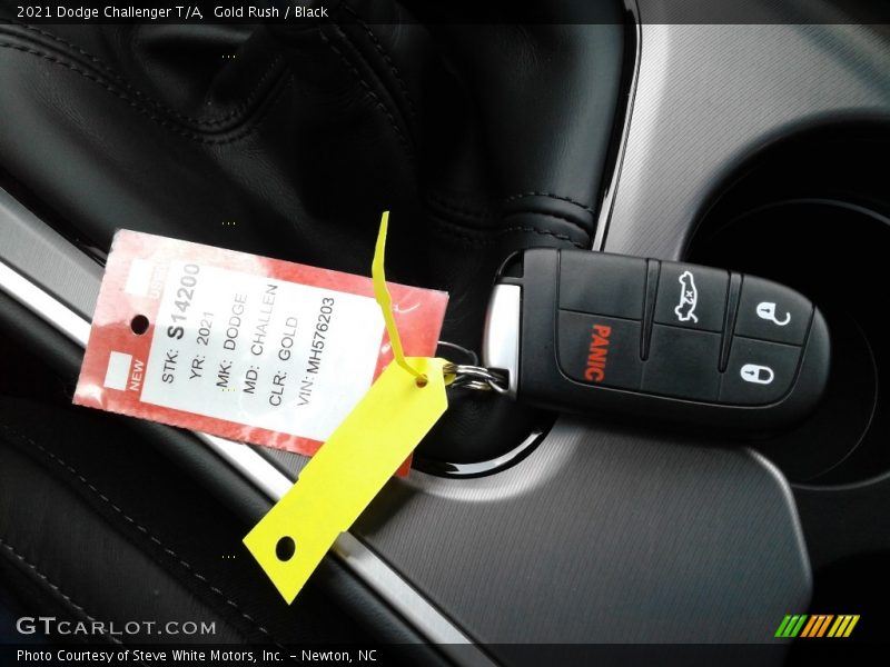 Gold Rush / Black 2021 Dodge Challenger T/A