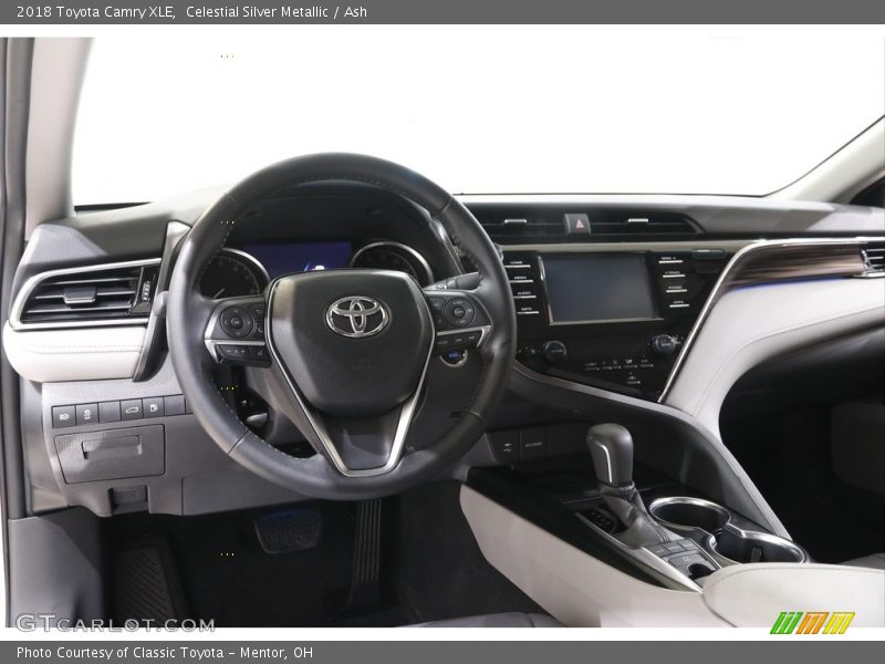 Celestial Silver Metallic / Ash 2018 Toyota Camry XLE
