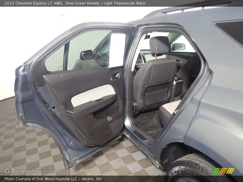 Steel Green Metallic / Light Titanium/Jet Black 2013 Chevrolet Equinox LT AWD