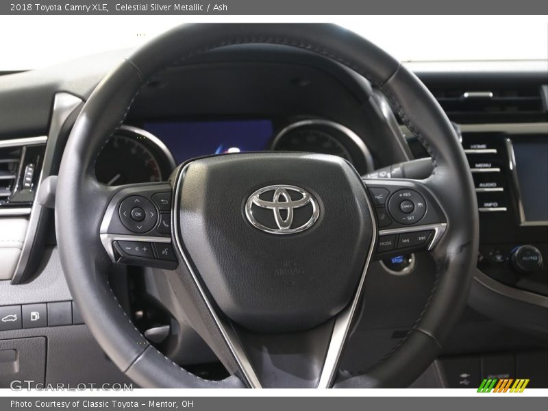Celestial Silver Metallic / Ash 2018 Toyota Camry XLE