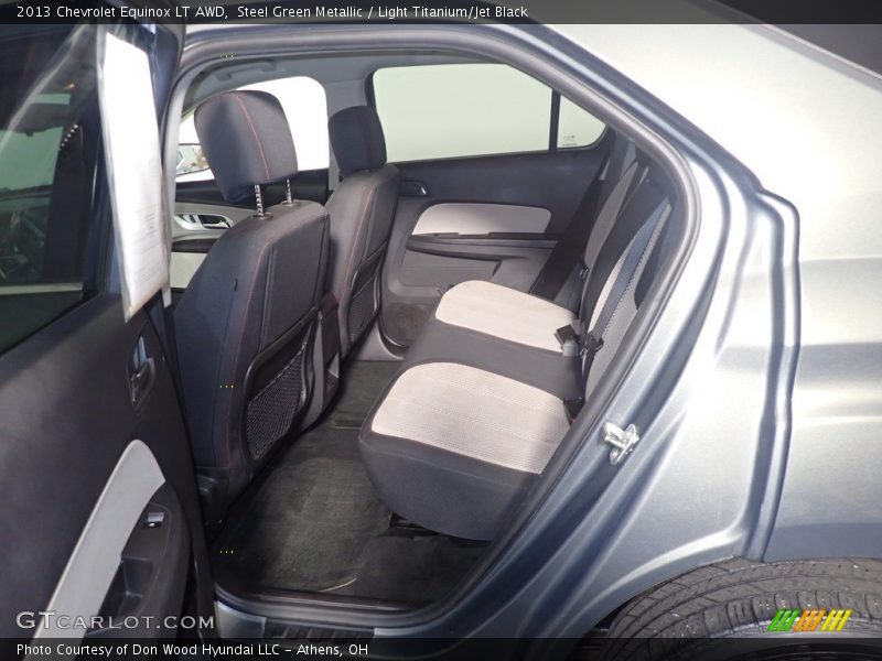 Steel Green Metallic / Light Titanium/Jet Black 2013 Chevrolet Equinox LT AWD