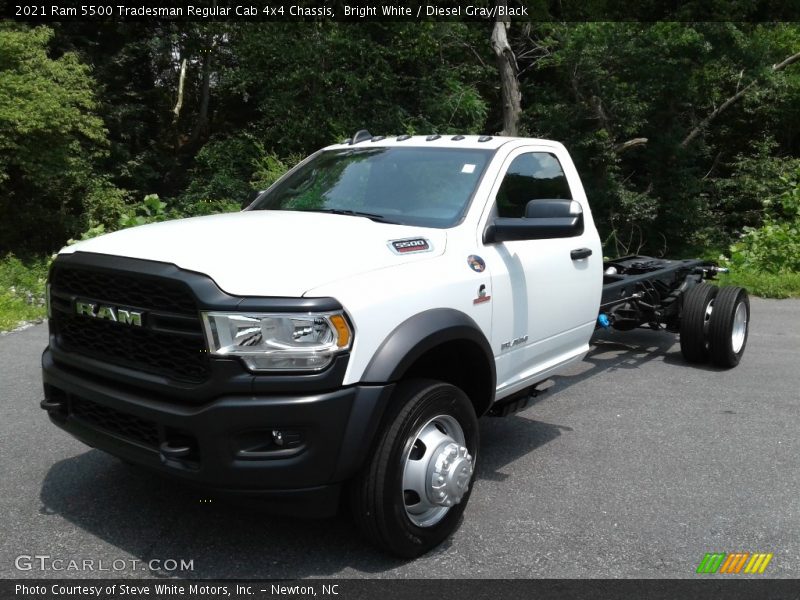 Bright White / Diesel Gray/Black 2021 Ram 5500 Tradesman Regular Cab 4x4 Chassis