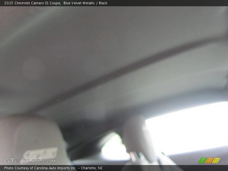 Blue Velvet Metallic / Black 2015 Chevrolet Camaro SS Coupe
