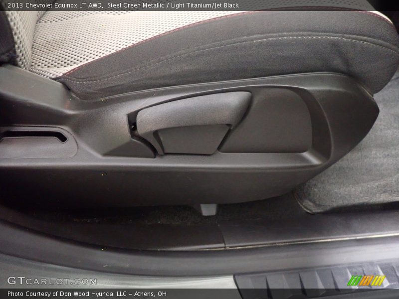 Steel Green Metallic / Light Titanium/Jet Black 2013 Chevrolet Equinox LT AWD