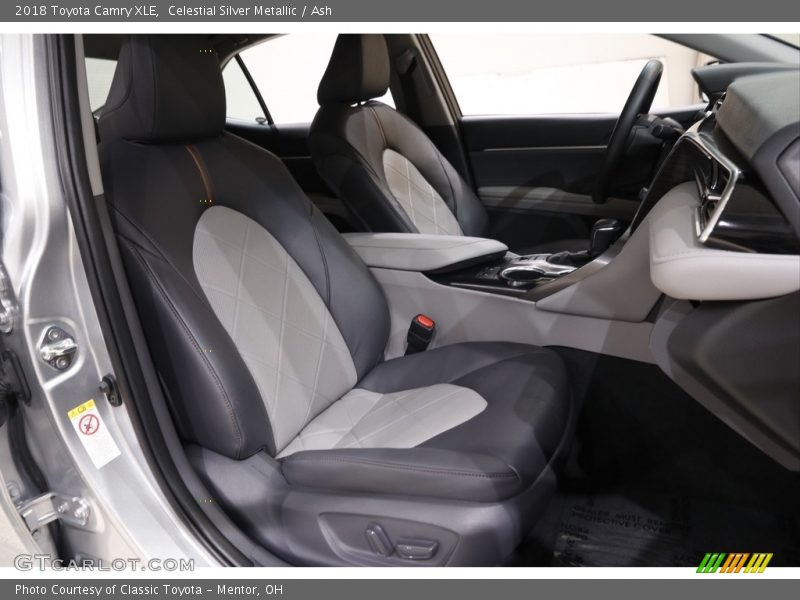 Celestial Silver Metallic / Ash 2018 Toyota Camry XLE