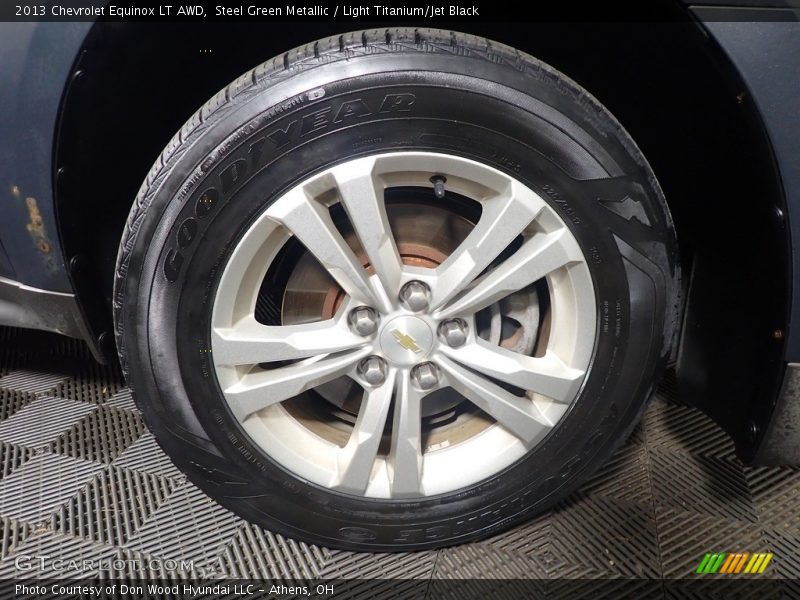 Steel Green Metallic / Light Titanium/Jet Black 2013 Chevrolet Equinox LT AWD