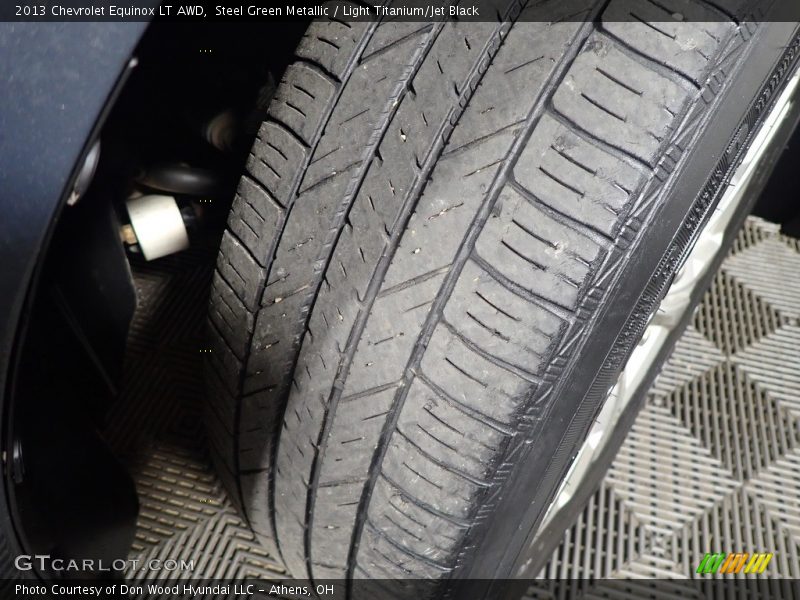 Steel Green Metallic / Light Titanium/Jet Black 2013 Chevrolet Equinox LT AWD