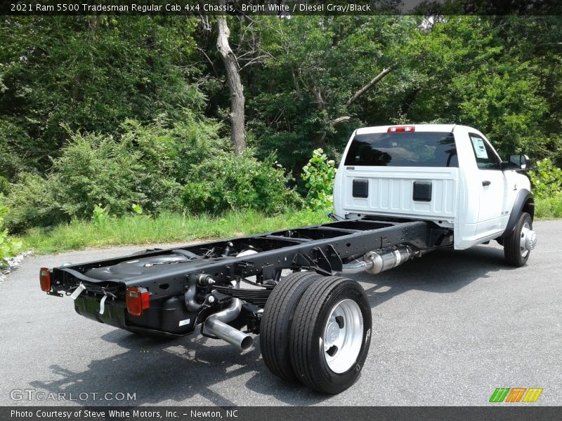 Bright White / Diesel Gray/Black 2021 Ram 5500 Tradesman Regular Cab 4x4 Chassis