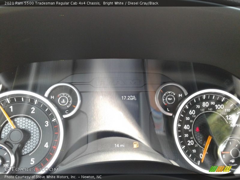 Bright White / Diesel Gray/Black 2021 Ram 5500 Tradesman Regular Cab 4x4 Chassis