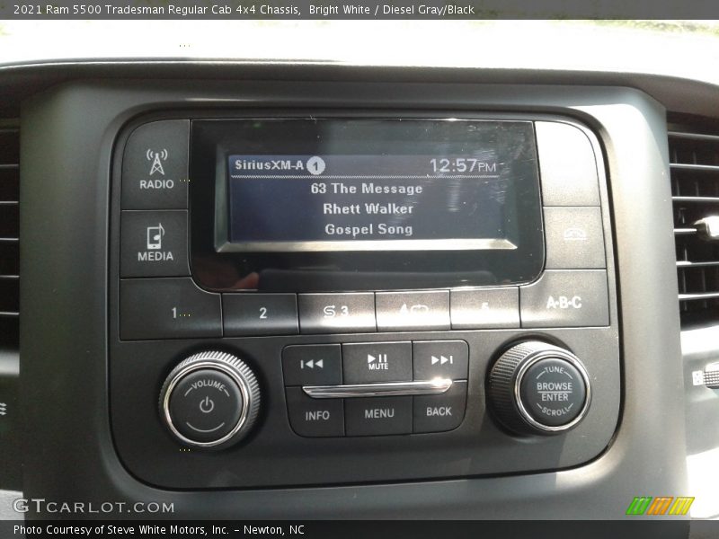 Bright White / Diesel Gray/Black 2021 Ram 5500 Tradesman Regular Cab 4x4 Chassis