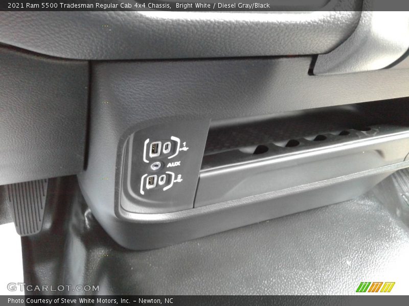 Bright White / Diesel Gray/Black 2021 Ram 5500 Tradesman Regular Cab 4x4 Chassis