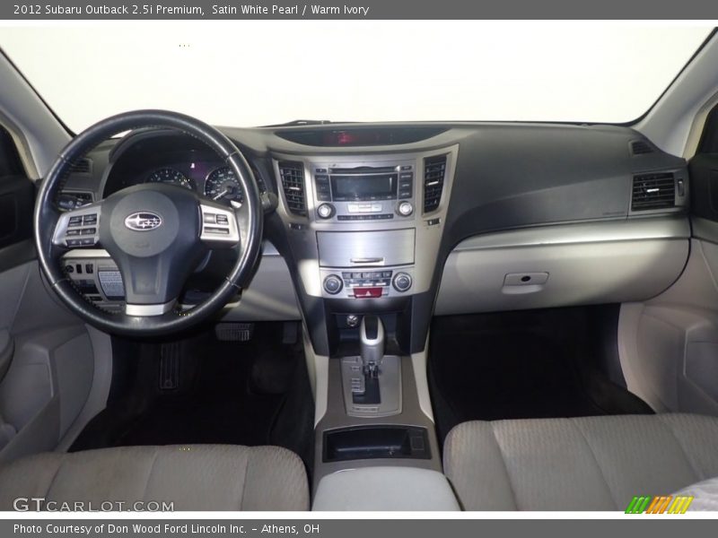  2012 Outback 2.5i Premium Warm Ivory Interior
