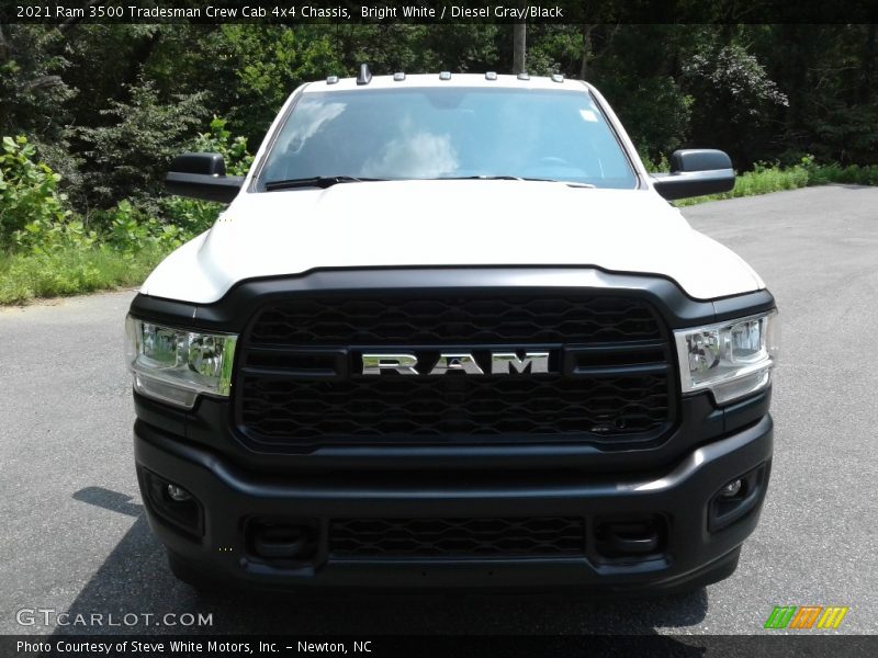 Bright White / Diesel Gray/Black 2021 Ram 3500 Tradesman Crew Cab 4x4 Chassis