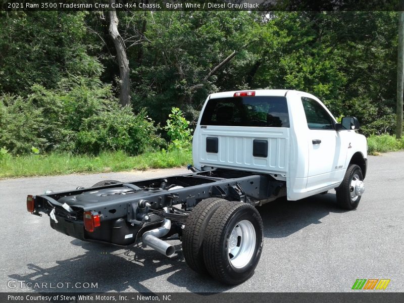 Bright White / Diesel Gray/Black 2021 Ram 3500 Tradesman Crew Cab 4x4 Chassis