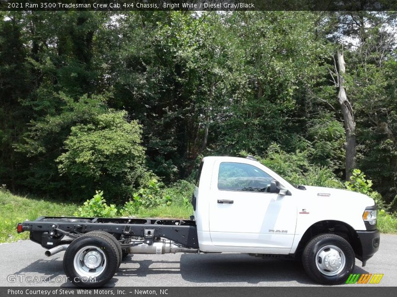 Bright White / Diesel Gray/Black 2021 Ram 3500 Tradesman Crew Cab 4x4 Chassis