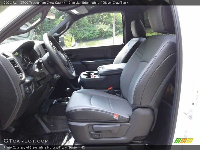 Bright White / Diesel Gray/Black 2021 Ram 3500 Tradesman Crew Cab 4x4 Chassis